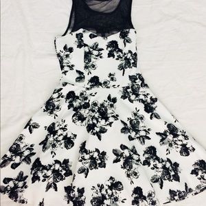 Brand New—Trixxi Black Floral Dress
